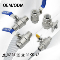 Vanne à bille industrielle à passage total en acier inoxydable SS304 SS316L, 2 pièces, avec joint PTFE motorisé, à bas prix, de Wenzhou