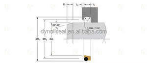 Sello Hidráulico DYN <span class=keywords><strong>ELA</strong></span>, Sello <span class=keywords><strong>ELA</strong></span> que Cumple con la Norma ISO 6195 Tipo <span class=keywords><strong>D</strong></span>, Dimensiones NBR PTFE, Geometías Únicas de Labio de Sellado - Product Image 3