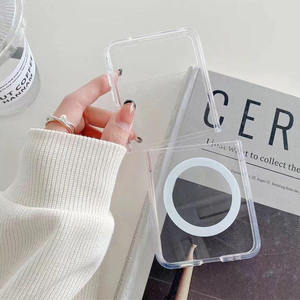 เคสใสแม่เหล็กสำหรับ <span class=keywords><strong>Z</strong></span> Fold และ <span class=keywords><strong>Z</strong></span> Flip 3/4/5/6/7 รองรับการชาร์จไร้สาย ป้องกันแรงกระแทก ผลิตจาก TPU+อะคริลิก - Product Image 3