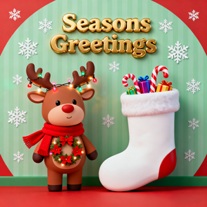 Thiệp mời giáng sinh trống gấp thẻ phước lành thẻ tin nhắn tùy chỉnh thiệp chúc mừng trang trí cây giáng sinh với phong bì - Product Image 2