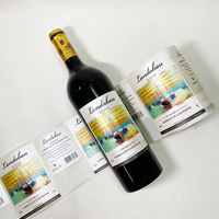 Etiquetas Adhesivas Personalizadas Impermeables para Botellas de Vino, Etiquetas Divertidas para Botellas de Jugo, Etiquetas con Recetas, Etiquetas para Paquetes de Vino, Precio Premium