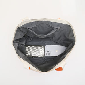 Shopping <b>Bag</b> Canvas With Printing Logo Canvas Tote <b>Bag</b> With Pocket and Zipper Cotton Tote <b>Bag</b> Custom - Product Image 6