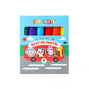 Kit <span class=keywords><strong>de</strong></span> Crayones en Oferta, 6 Piezas <span class=keywords><strong>de</strong></span> Pasteles al Óleo Vibrantes y No Tóxicos para Niños, Estudiantes, Material Escolar para Dibujo Artístico - Product Image 1