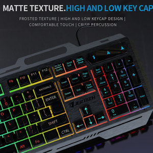 JERTECH Combo Chuột Và Bàn Phím Game Thủ KM960 Đèn Nền LED Kim Loại RGB - Product Image 5