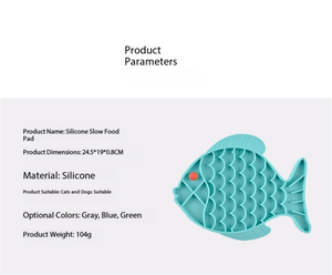 Almohadilla <span class=keywords><strong>de</strong></span> Silicona <span class=keywords><strong>de</strong></span> Grado Alimenticio con Forma <span class=keywords><strong>de</strong></span> Pez, Ecológica y Duradera, <span class=keywords><strong>para</strong></span> Lamer Alimentos Lentamente, Platos <span class=keywords><strong>de</strong></span> Alimentación Lenta <span class=keywords><strong>para</strong></span> <span class=keywords><strong>Perros</strong></span> y Gatos - Product Image 6