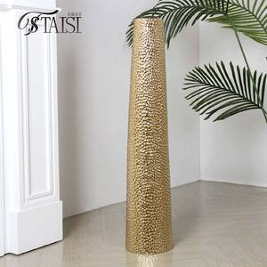 <span class=keywords><strong>Vase</strong></span> de <span class=keywords><strong>sol</strong></span> en céramique doré V270, <span class=keywords><strong>grand</strong></span> modèle, 32,5 pouces, pour décoration intérieure, hall d'hôtel, robuste, pour herbe de la <span class=keywords><strong>pampa</strong></span> - Product Image 3