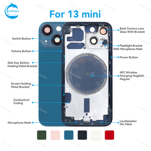 STAROZON Global Supply Coque arrière pour <span class=keywords><strong>iPhone</strong></span> 13 Mini <span class=keywords><strong>Pro</strong></span> <span class=keywords><strong>Max</strong></span> avec boutons latéraux physiques - Product Image 2
