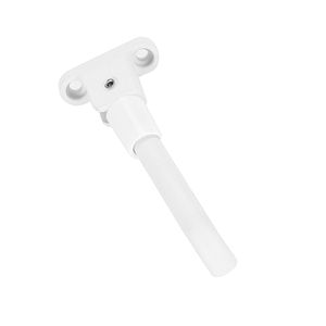 Béquille de scooter blanche avec 2 vis pour trottinette électrique Xiaomi série M365, pièce de rechange, béquille antirouille - Product Image 2