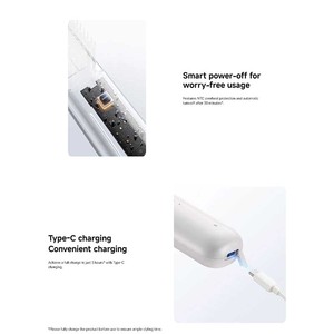 Cepillo alisador de pelo inalámbrico Xiaomi, con batería de 3200mAh, ajustes de calor regulables para cabello grueso, fino y abundante. - Product Image 6