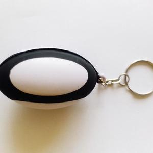 Mprinted <b>Cheap</b> Customized PU Rugby Stress Ball Key <b>Chain</b> Football Foam Ball Key Ring - Product Image 4