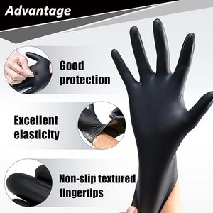 Gants <span class=keywords><strong>en</strong></span> nitrile bleu <span class=keywords><strong>noir</strong></span> 6 mil, sans latex, <span class=keywords><strong>en</strong></span> <span class=keywords><strong>plastique</strong></span>, de sécurité, logo personnalisé OEM, gants <span class=keywords><strong>en</strong></span> nitrile sans poudre, gants médicaux <span class=keywords><strong>en</strong></span> nitrile - Product Image 4