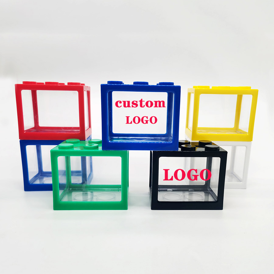 Новинка 2022, оптовая продажа, высококачественные кирпичи legos, коробка для экономии денег для детей, пасхальные рождественские монеты, Пенни, игрушки, банки, пользовательские логотипы