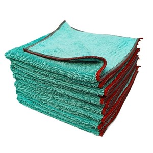 Serviette de lavage auto en microfibre 40x40cm 500GSM, tissu absorbant brossé pour véhicules - Product Image 3