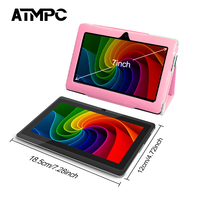 Tablette éducative 7 pouces Barata Android 14.0 BT WIFI Quad Core 4+32GB 1024x600 IPS HD Screen Tablette pour enfants USB-C 3500mAh