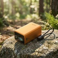 Batterie externe 20000 mAh avec écran TFT et affichage numérique LCD, charge rapide 100W, pour ordinateur portable, prix de gros OEM