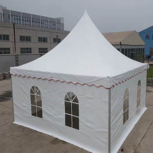 Carpa de Tela para Fiestas al Aire Libre de <span class=keywords><strong>3x3</strong></span> 10x10, Gazebo Permanente con Techo Transparente, Carpa Árabe para Eventos, Uso en Casa y Hoteles - Product Image 3