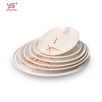Vente Directe Usine Vaisselle Mélamine Personnalisable LOGO Formes et Tailles Assiettes Mélamine Incassables
