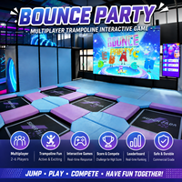 Système de projection AR interactif multi-joueurs Bounce Party avec détection de mouvement pour trampoline intérieur et aire de jeux