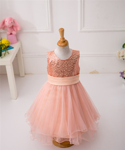Nuevo Estilo 2017, Vestido de Una Pieza sin Mangas, Vestidos de Fiesta para Niñas - Product Image 5