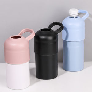 Custom portatile in acciaio inox coibentato sottovuoto Soda birra <span class=keywords><strong>vino</strong></span> refrigeratori isolato sottovuoto porta bottiglia d'acqua <span class=keywords><strong>con</strong></span> manico - Product Image 2