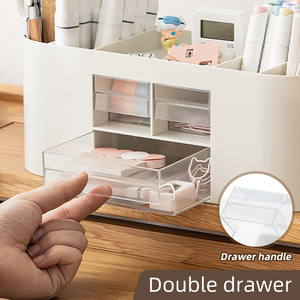 Organizador <span class=keywords><strong>de</strong></span> <span class=keywords><strong>escritorio</strong></span> <span class=keywords><strong>de</strong></span> gran capacidad OEM/ODM con cajón, pequeños artículos <span class=keywords><strong>de</strong></span> maquillaje, organizador <span class=keywords><strong>de</strong></span> pendientes, caja <span class=keywords><strong>de</strong></span> almacenamiento <span class=keywords><strong>de</strong></span> joyas - Product Image 5