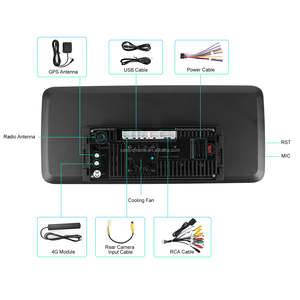 เครื่องเล่นดีวีดีวิทยุในรถยนต์ระบบเครื่องเสียงมัลติมีเดียในรถยนต์ระบบแอนดรอยด์พร้อม WIFI 4G FM RDS DSP BT พร้อมหน้าจอสัมผัส12.3นิ้วแบบสากล - Product Image 5
