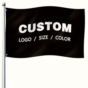Banderas y Pancartas Personalizadas de Poliéster con Asta de Fibra de Vidrio, Estilo Bandera, Tamaño Personalizado - Product Image 1