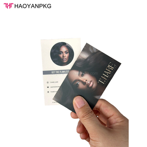 Tùy Chỉnh Cá Nhân Logo Phần Mở Rộng Tóc Bao Bì Quà Tặng Giấy Bó Tóc Treo Thẻ Nhãn Tóc Giả Thẻ Với Cá Nhân Logo - Product Image 5