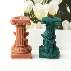 Molde de silicona para velas con diseño de columna romana angelical 3D, molde DIY para velas aromáticas, decoración del hogar, molde de resina. - Product Image 5
