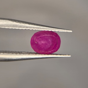 Đá quý phát sáng chất lượng tuyệt hảo bán buôn đá quý tự nhiên một carat cắt oval mặt cắt nhiều cạnh màu hồng đỏ Afghanistan dùng làm trang sức - Product Image 4