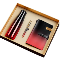 Ensemble cadeau d'affaires de luxe, bouteille d'eau isotherme en acier inoxydable, logo personnalisé - Style tendance pour les promotions, cadeaux d'entreprise