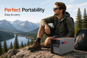 Portable Power Station <b>Solar</b> <b>Generator</b> Pure Sine Wave AC Type-C Output Outdoor Camping Emergency Backup Power Supply Bat - Product Image 1