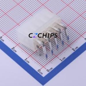 FWF42003-D10B22TK Wire-to-Board Pin Header Bent Lead Through Hole,P=4.2mm Connector 2x5P 4.2mm Right Angle Insert 10P - Product Image 2