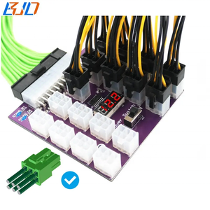 ATX 24PIN гнездовая до 17*12 В PCI-E 6-контактный разъем блок питания для видеокарты GPU - Product Image 5