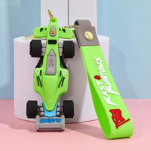 Llavero de Coche QYS en Promoción, Pequeño Regalo Creativo, Llavero de Coche de Carreras de Fórmula Uno en Miniatura de PVC y Goma 3D - Product Image 6