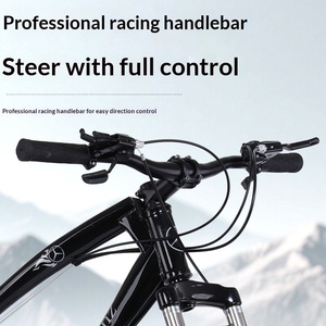 Vélo de montagne en acier à haute teneur en carbone, 21-24 vitesses, amortisseur, pour l'exercice et la course - Product Image 4