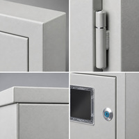 Boîtier électrique encastré triple protection pour compteurs, installations 4-6 modules, panneau de distribution domestique thermolaqué, modèle 6895