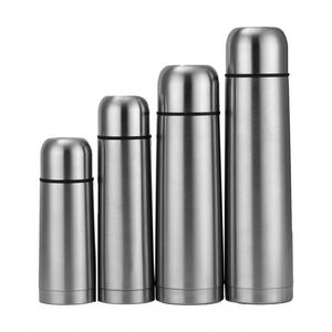 350ML/500ML750ML/1000ML Classical <b>Double</b> <b>Wall</b> Stainless Steel Thermos Vacuum Flasks Bullet Shape Water Bottle - Product Image 1