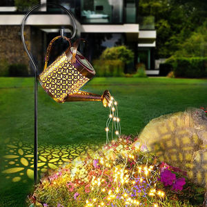 Al Aire Libre Patio Camino Planta Luces de vid Solar Impermeable Luces de hadas Colgante Cascada de metal Luz de <span class=keywords><strong>regadera</strong></span> solar - Product Image 1