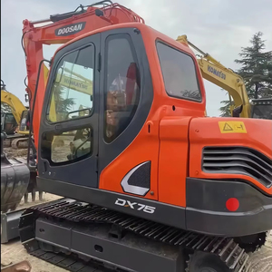 Mini-excavatrice hydraulique d'occasion Doosan DX75 DX75-9C DX75lc-9C de Corée du Sud, 7 tonnes, 7,5 tonnes, à bas prix pour le terrassement, avec CE EPA - Product Image 3