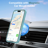 Funda Magnética para iPhone 17 Pro Max con Soporte, Protección de Grado Militar, Funda Resistente para iPhone 17e, 16e, Air 16 Plus