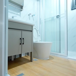 Maison modulaire extensible personnalisée de 20 <span class=keywords><strong>pieds</strong></span>, villa préfabriquée en conteneur extensible avec équipement sanitaire complet, climatisation et cuisine - Product Image 6
