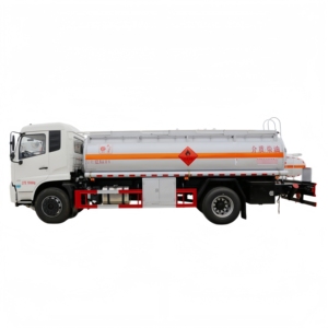 Camion-citerne à huile Dongfeng Tianjin 4x2 6000L, petit camion-citerne à diesel pour chantier de construction - Product Image 2