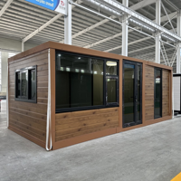 Maison conteneur préfabriquée en acier extensible et pliable de 30 pieds, personnalisable pour l'extérieur, 3 chambres, appartement moderne, villa, hôtel, hôpital