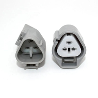 Connecteur électrique étanche pour voiture à 3 broches 6189-0179, boîtier femelle, connecteur de câble pour compresseur de climatisation, douille de phare, kit de prise gris
