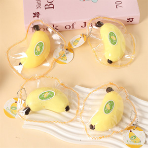 พวงกุญแจซิลิโคนรูปกล้วยทำมือ CHENXI ของเล่นบีบคลายเครียด บรรจุภัณฑ์สร้างสรรค์ - Product Image 3