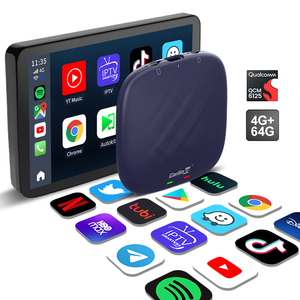 Carlinkit Wireless Carplay Android 13 64GB Smart Multimedia Car Play Stereo Portatile Bluetooth Plug and Play Carplay per <span class=keywords><strong>Auto</strong></span> - Product Image 1
