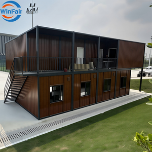 Maison modulaire préfabriquée WinFair <span class=keywords><strong>Panama</strong></span> de 20 pieds à double étage avec toilettes pour unité d'habitation secondaire/annexe - Product Image 2