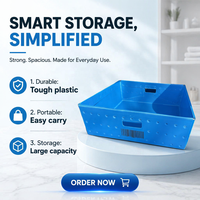 Boîte en plastique ondulé PP recyclé pliable et empilable carrée pour l'emballage de produits chimiques industriels en chaîne du froid, logo/graphisme personnalisé