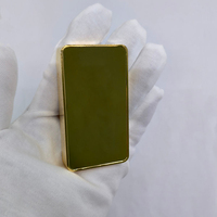 Lingote de Oro Sólido de 10 Onzas, Recuerdo Artesanal de Metal, Personalizado 2026, Suiza, Cobre, Rectangular, Colección de Lingotes